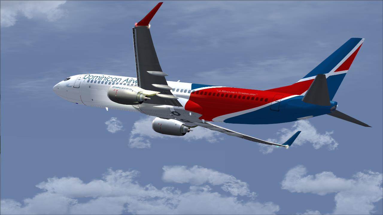 Fs2004 Dominican Airways Boeing 737-800 — 1