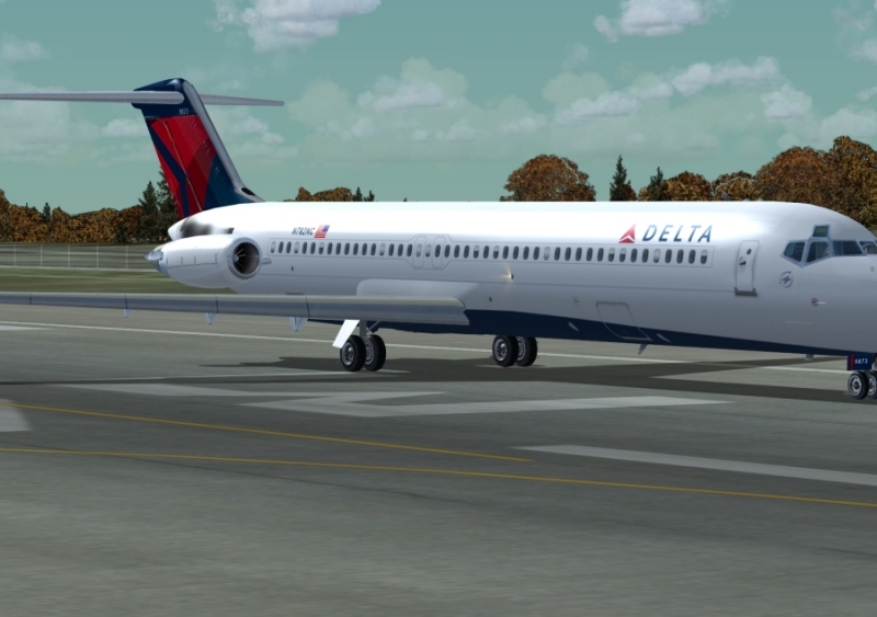Delta Airlines Dc-9-51 2012 Livery — 1