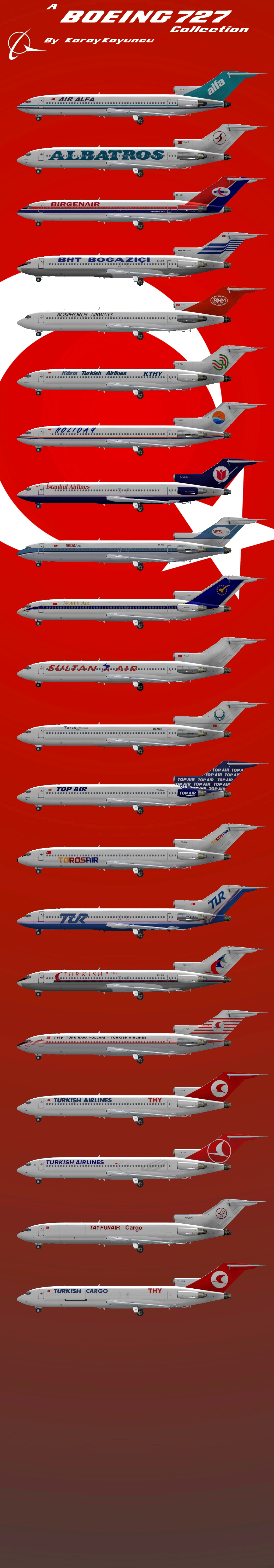 Turkish Airlines B727 Fs9 — 1