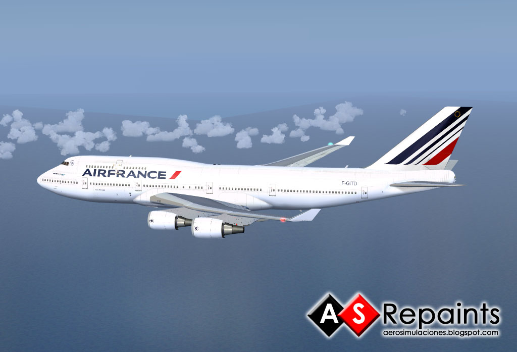 Air France Boeing 747-400 Passenger V4 — 1