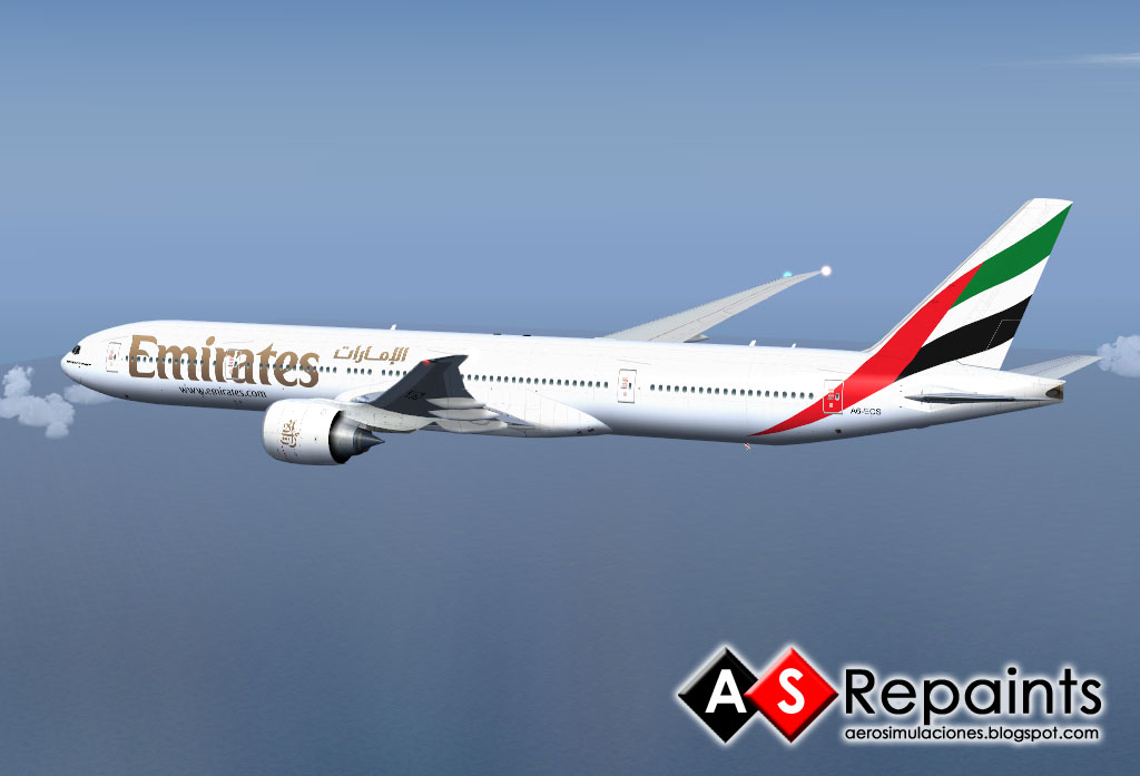 Emirates Project Opensky Boeing 777-300 V2 — 1