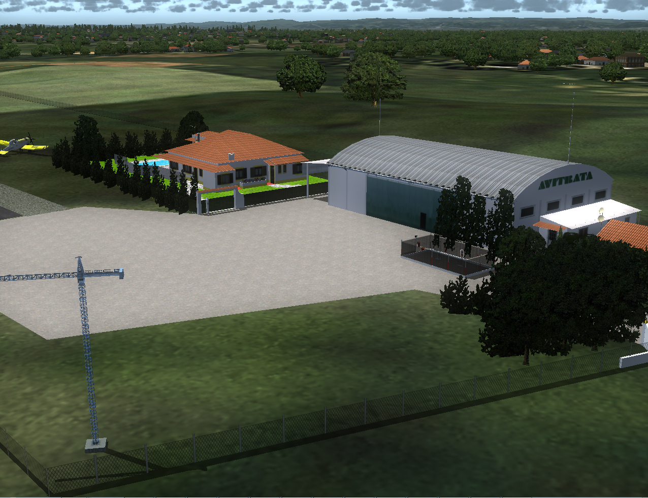 Fs2004 Scenery Lpga (Garrocheira) And Lpte (Bilrete) Privet Airfields Portugal — 1