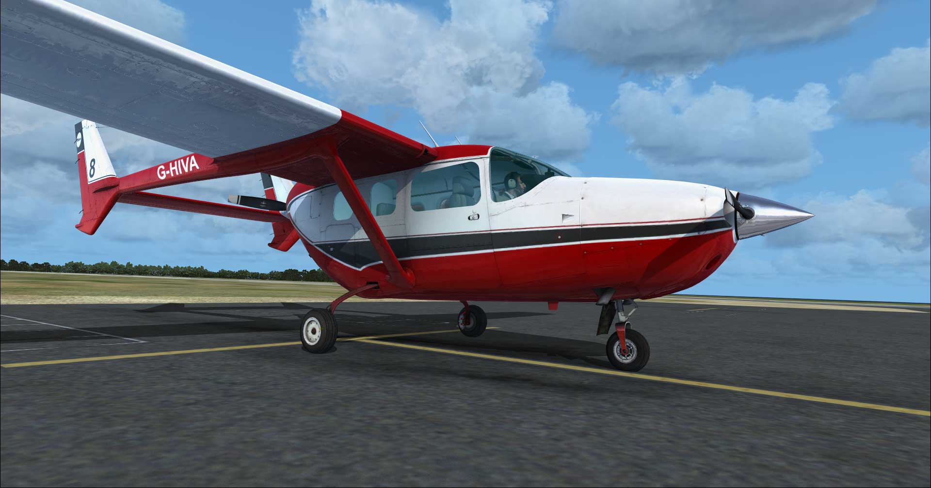 Fsx Carenado C337 Skymaster G-Hiva Repaint — 1