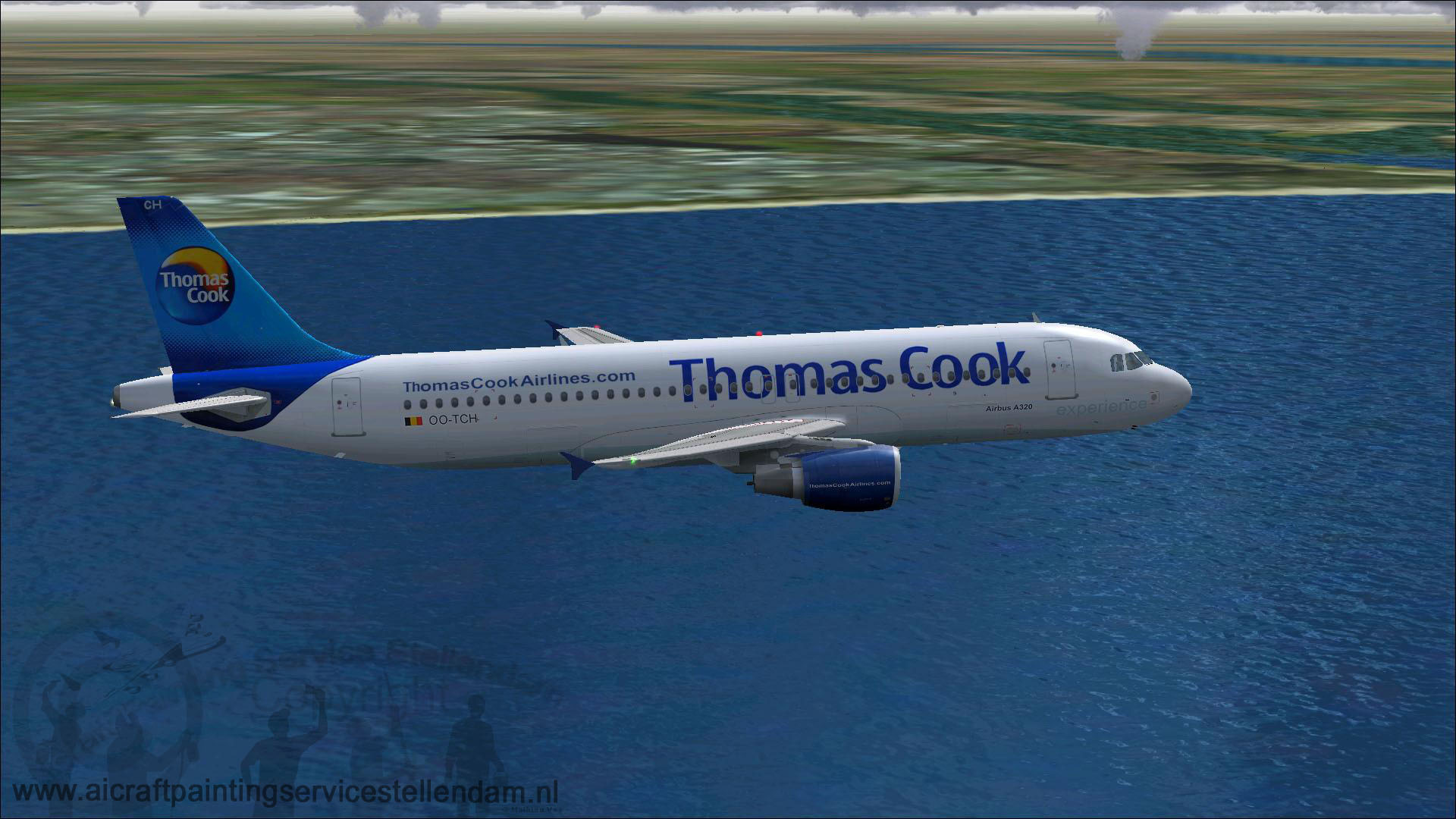 Fsx/Fs2004 Airbus A320-200 Of Thomas Cook Airlines 10 Years — 1