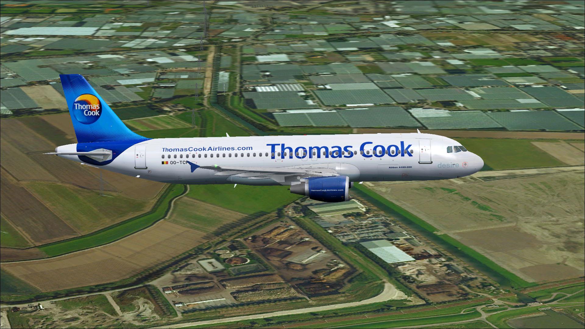 Fsx/Fs2004 Airbus A320-200 Of Thomas Cook Airlines Belgium Kabouter Plop — 1