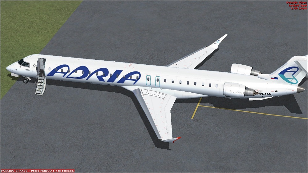 Fs2004/Fsx Adria Airways Crj-900Lr — 1