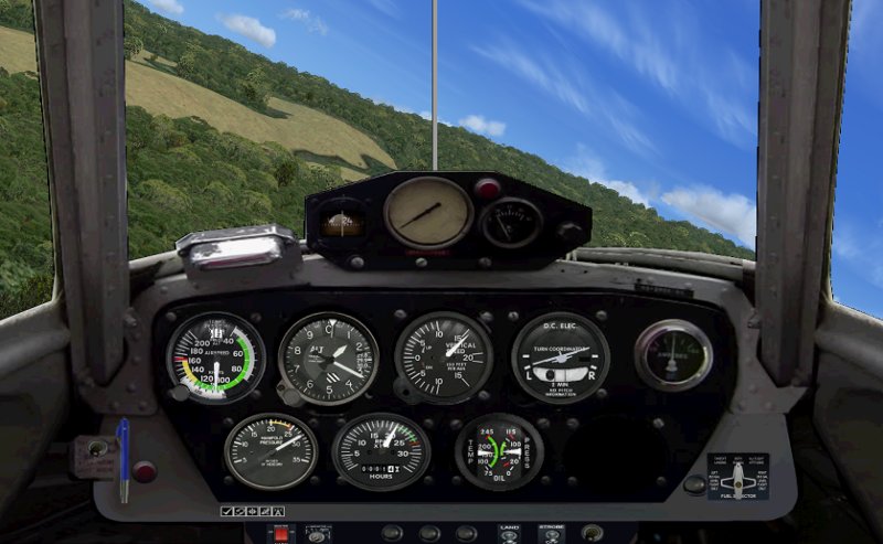 Fsx 2D Cockpit Panel For The Transavia Pl12 Airtruk — 1