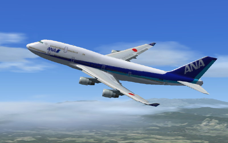 All Nippon Airways Fsx Boeing 747-400 — 1