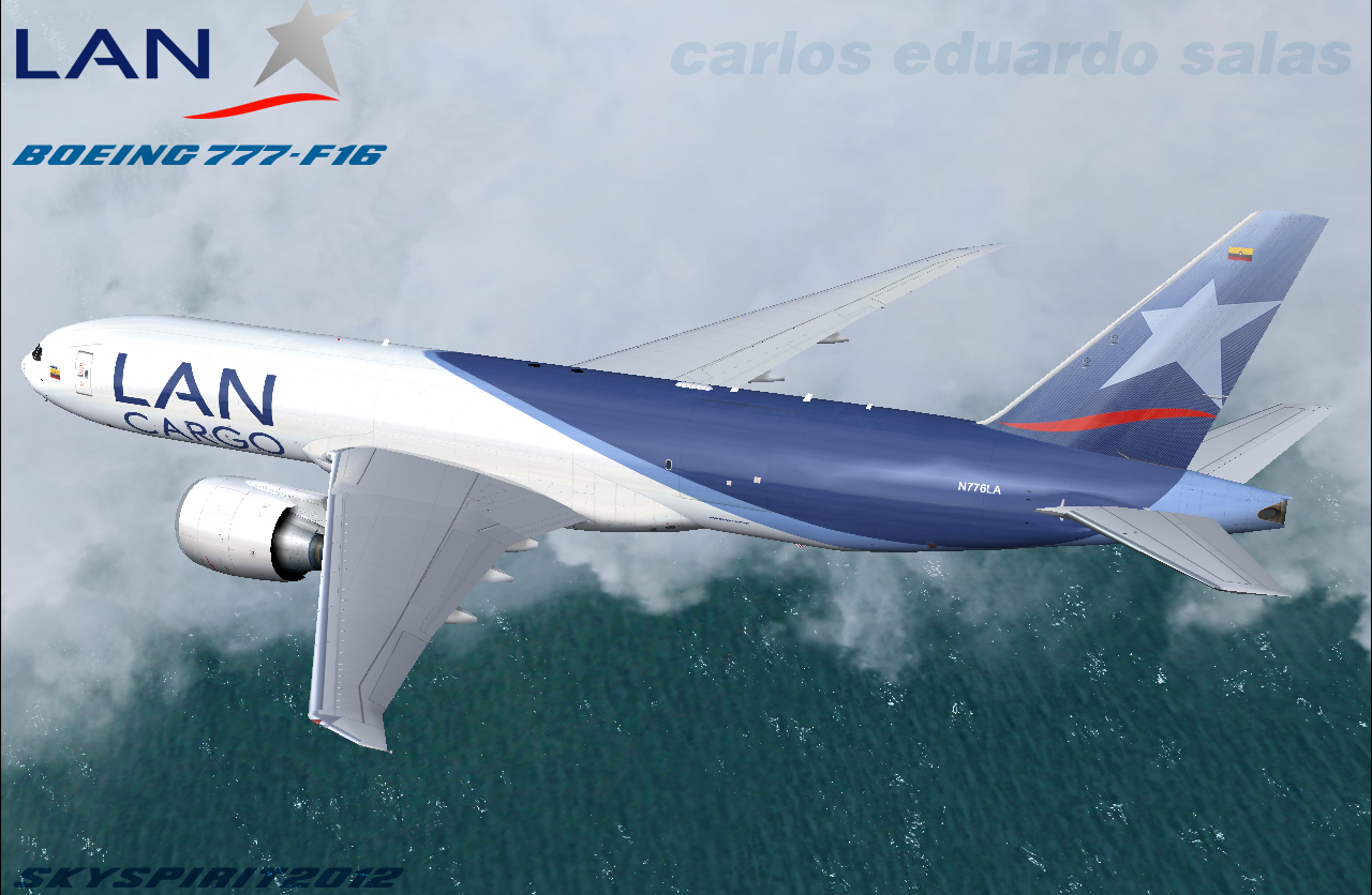 Lan Cargo Colombia Boeing 777-F16/Lrf Registration N776La Fs2004 — 1
