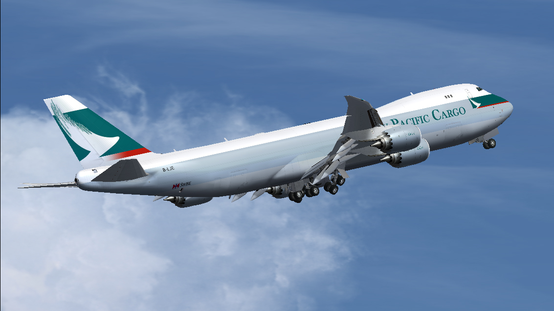 Cathay Pacific Boeing 747-8 Intercontinental V4B For Fs2004 Only — 1