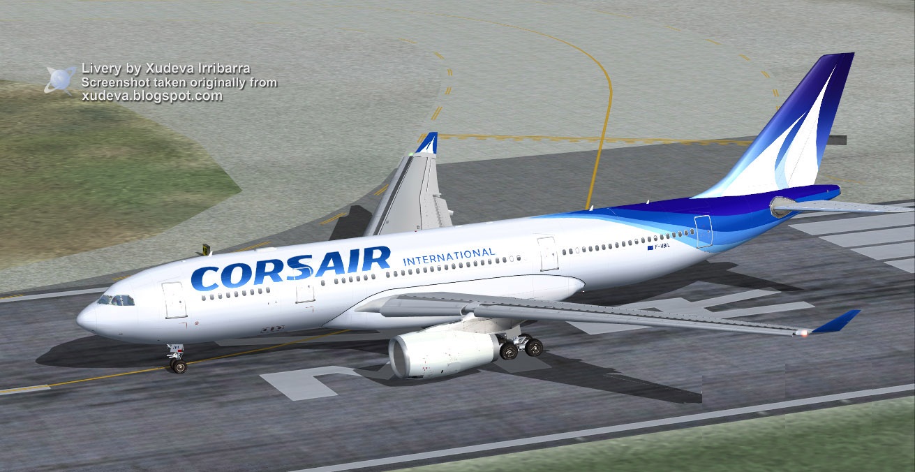 Fsx Fs2004 Corsair Airbus A330-243 F-Hbil — 1