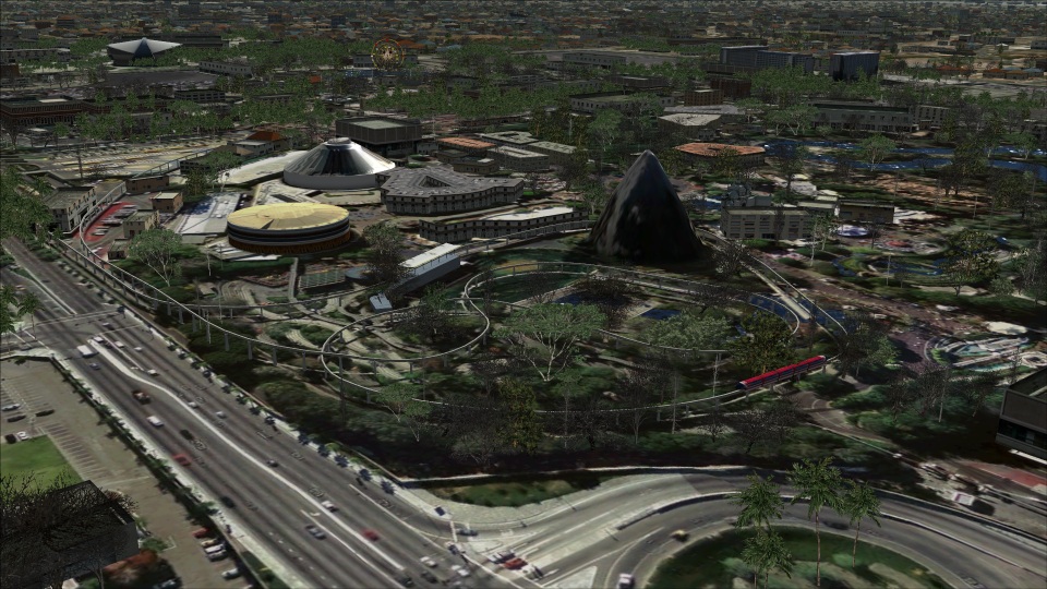 Fsx Disneyland California Monorail 3D Model