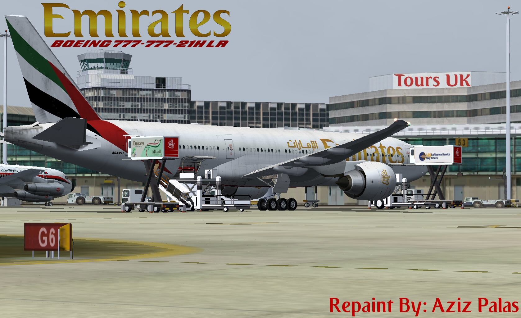 Fs2004/Fsx Emirates Boeing 777-21H Lr — 1