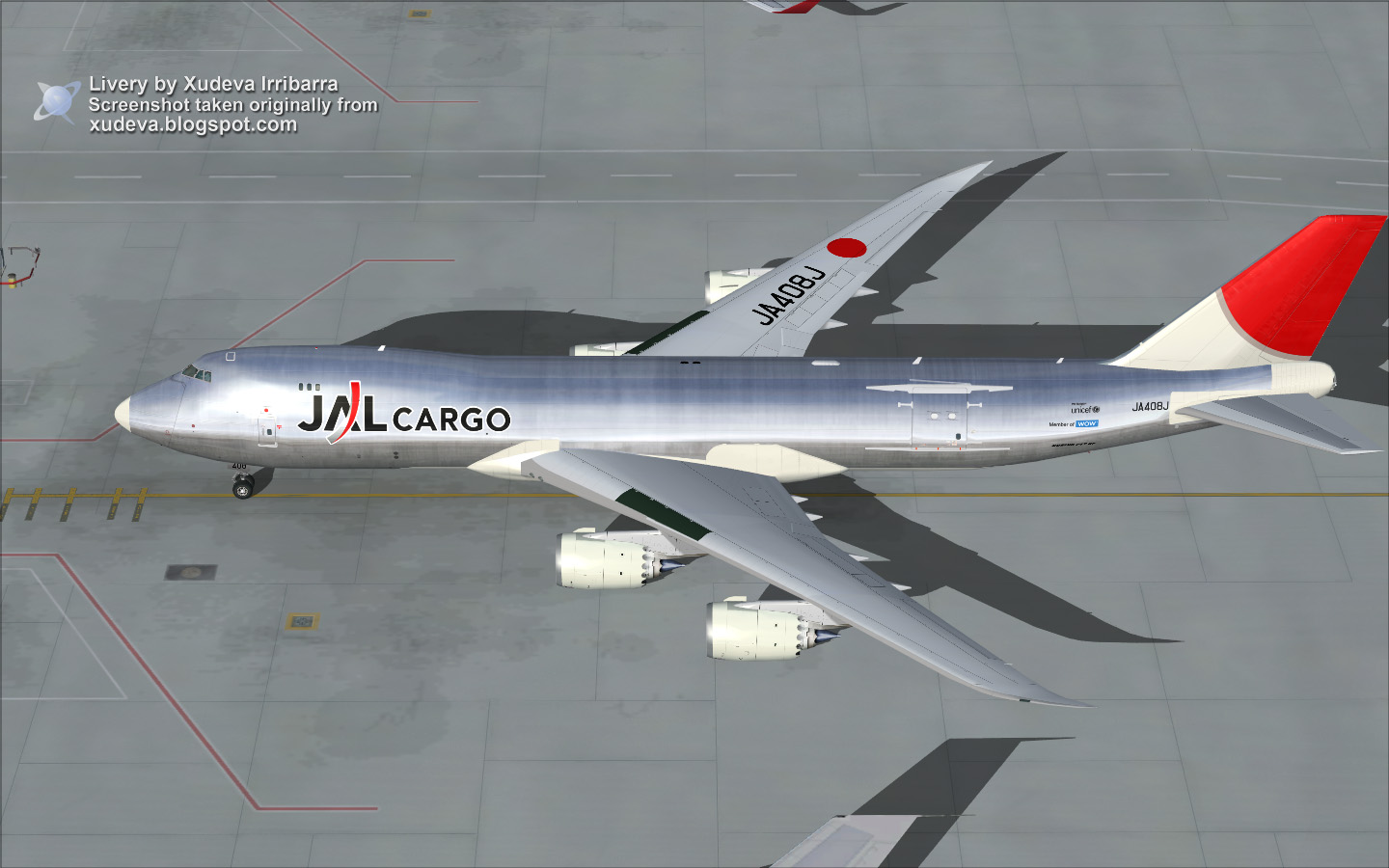 Project Open Sky Boeing 747-8F V4B Fs2004 — 1