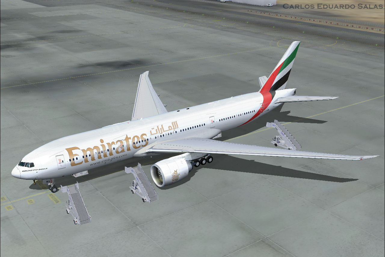 Fsx Emirates Boeing 777-21H-Lr — 1