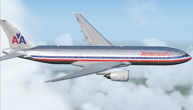 Fsx Boeing 777-200Er American Airlines Altn — 1