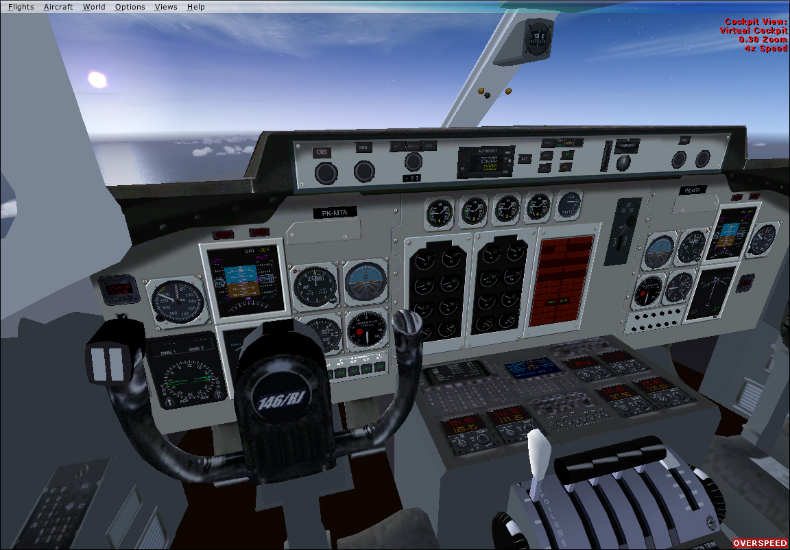 Fs2004/Fsx Bae 146 Merpati Nusantara Airlines Pk-Mta — 1