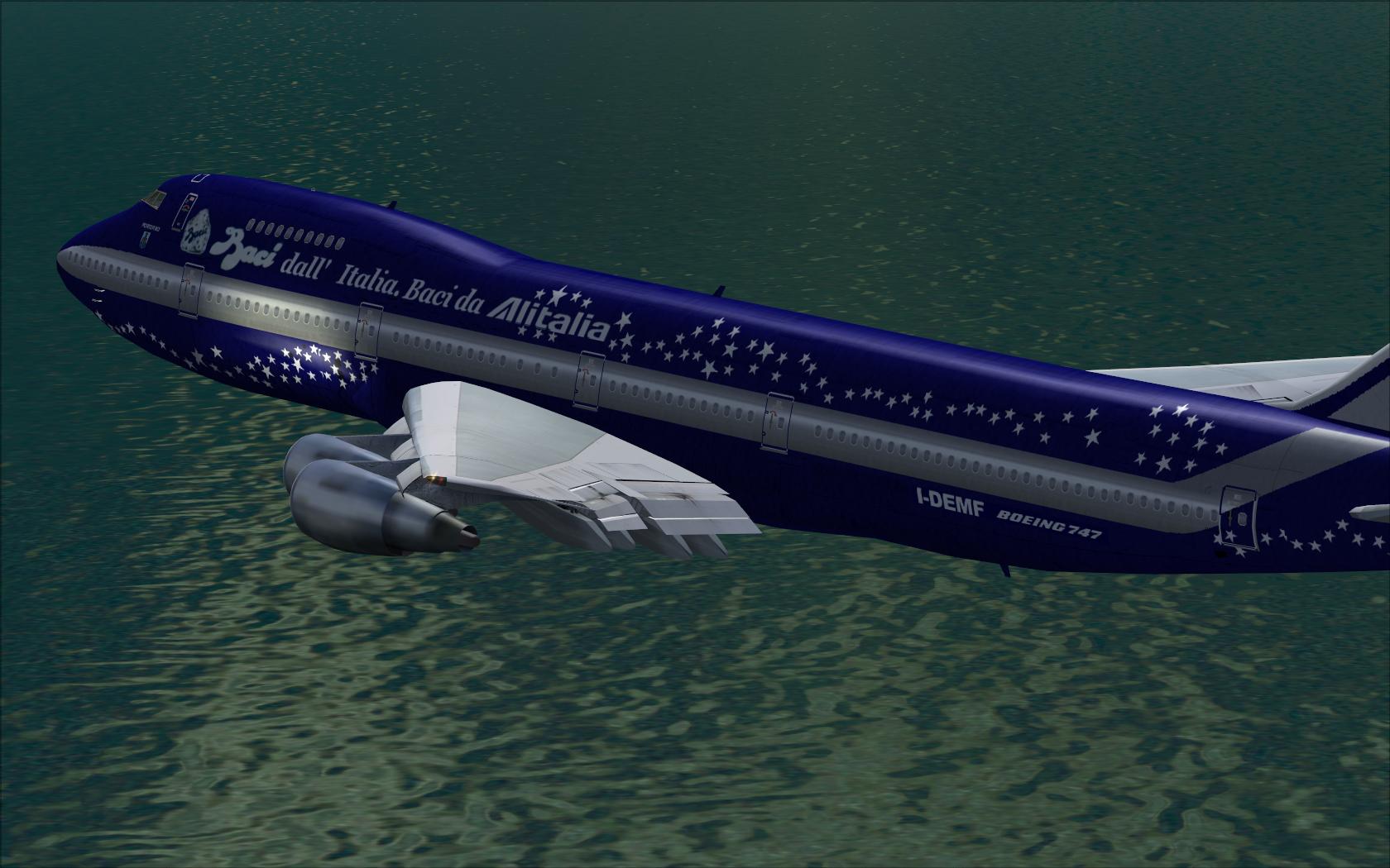Boeing 747-243 Alitalia Baci — 1