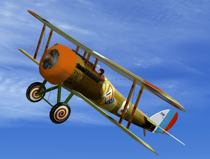 Fs2004/Fsx Nieuport 28C1 Ww1 Fighter — 1