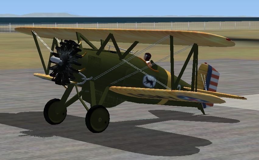 Fs2004 Fsx Boeing P-12B Biplane Fighter — 1