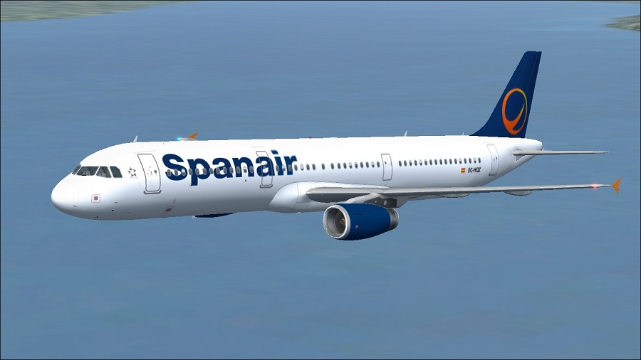Fs2004 Fsx Spanair Airbus A321-231 — 1