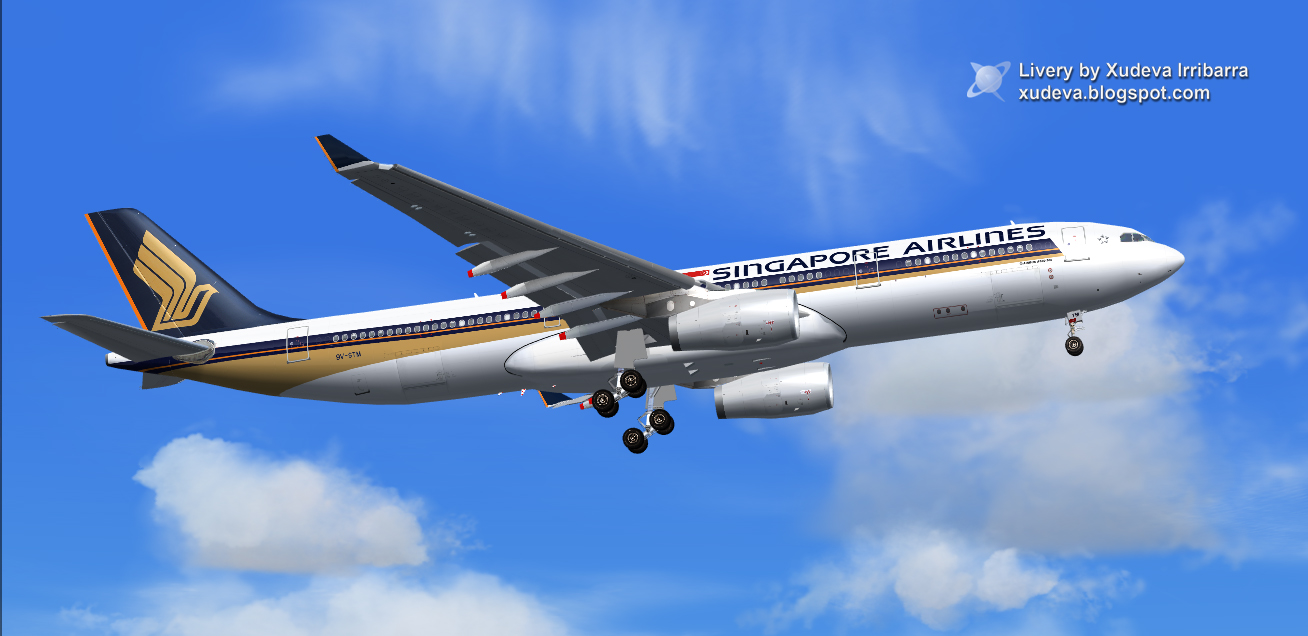 Fs2004 Fsx Singapore Airlines A330-343X — 1