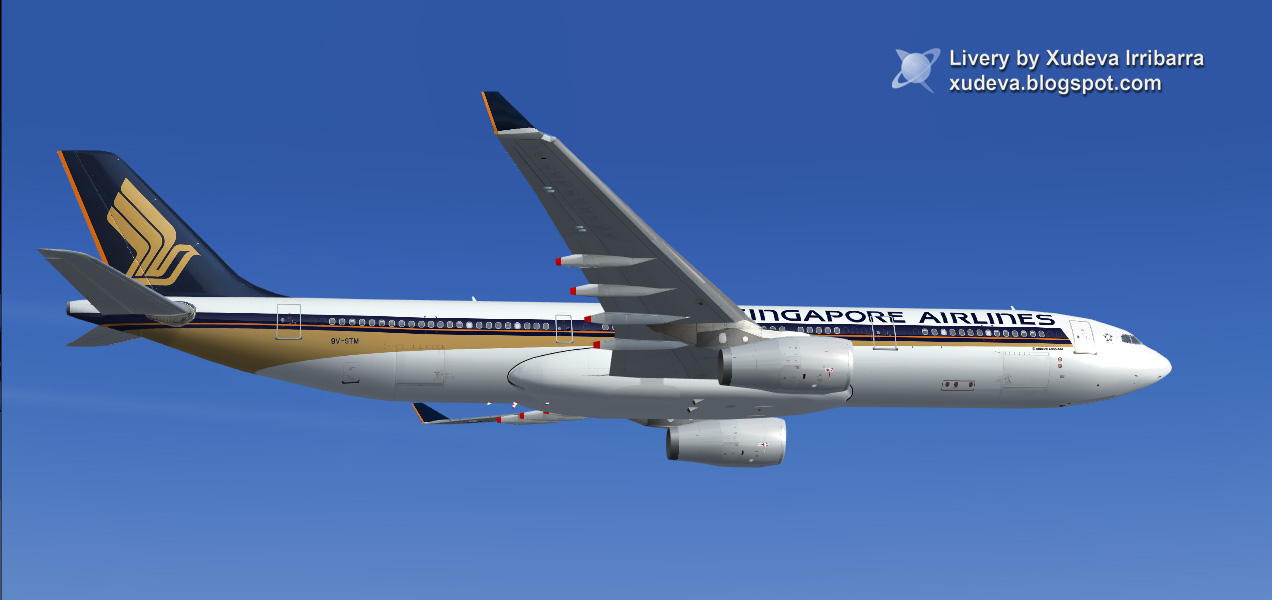 Fs2004 Fsx Singapore Airlines A330-343X