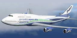 Fs2004 Posky House Colors Jt9D Boeing 747-300
