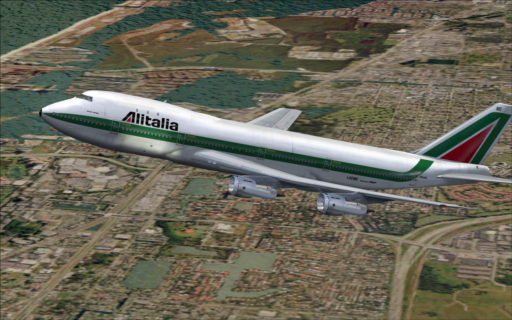 Fsx Boeing 747-100 Alitalia — 1