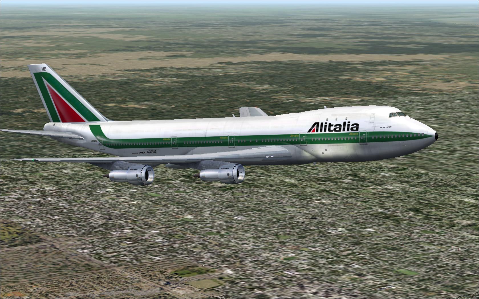 Fsx Boeing 747-100 Alitalia