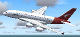 Flightsim Fs2004/Fs9/Fs2004 Airbus A380-800 Qantas Livery High Quality Gmax Model Of The A — 1