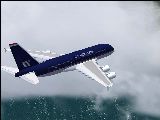 Us Air Airbus A380-200 This Is A Complete Aircraft, Panel, And Texture File — 1