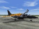 Fs2004 Portugal Airforce Alphajet This Alphajet Is Painted In 2001 Tigermeet Colors — 1