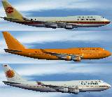 Fs2004 - Default 747-400 - 3 Covering/Liveries - Continental (Old), National (Sun King), B