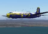 Fs2004/Fs2002 Douglas R5-D , Blue Angels Big Eight - This Textures Set In Blue Angels Live — 1