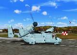 V-22 Osprey Usmc Mach 1, For Fs2004 Orig Model/Panel/Textures By Vlad Zhyhulskiy