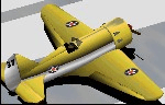 Fs2002 Usaaf Polikarpov I-16 Painted In A Shaded Yellow And Aluminum Texture — 1