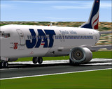Fs2000 Yugoslav Airlines Boeing 737-400 Texture Template For Use With The Dreamfleet 737 — 1