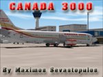 Fs2002 Canada 3000 Airlines Boeing 737-400 Texture Template For Use With The Dreamfleet 73 — 1