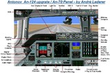 Flightsim Fs2004/Fs98 Panel - New An-124 / An-70 Efis Panel High Detailed Antonov An-124 E — 1