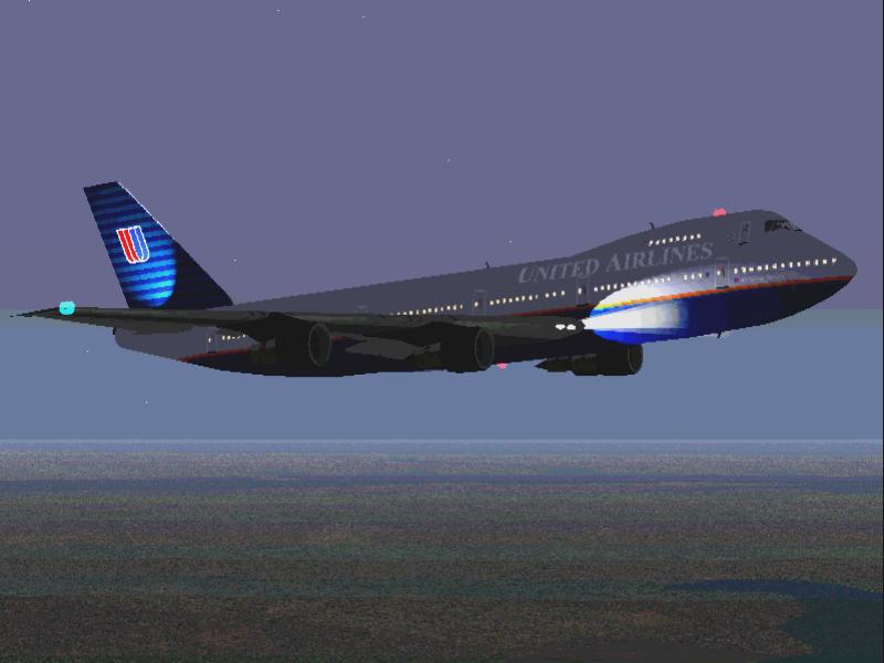United Airlines 747
