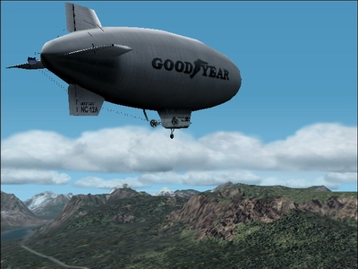 GOODYEAR DEFENDER AIRSHIP