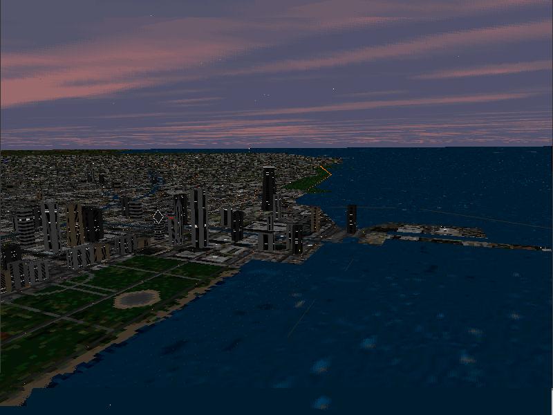 Belly Shot over Chicago town