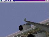 Lookin at the window on a A340 of Iberia