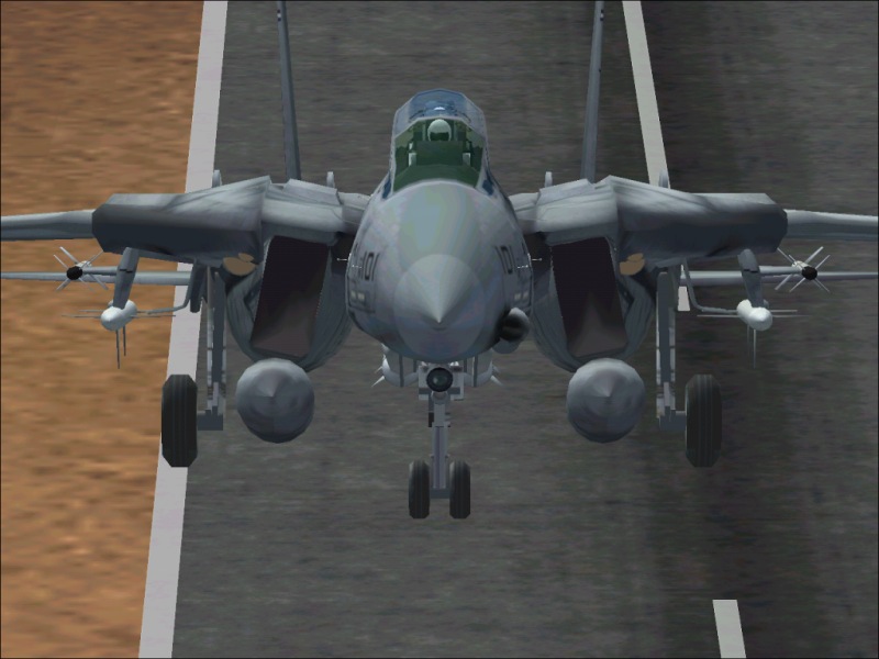 F-14A 'TOMCAT' TAKING OFF(AMAZING CLOSEUP FROM FRONT) NEAR MONTGOMERY FIELDS