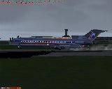 727 Night Landing