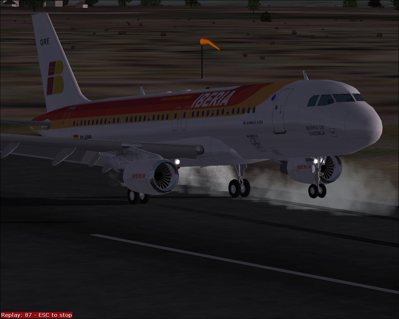 A320 Iberia Landing