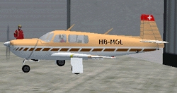 Fs2002 Mooney 231 M20M Bravo Air Label Complete Aircraft In 4 Different Liverys — 1