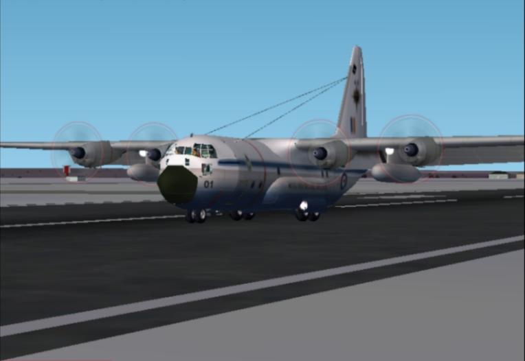 C-130 Landing