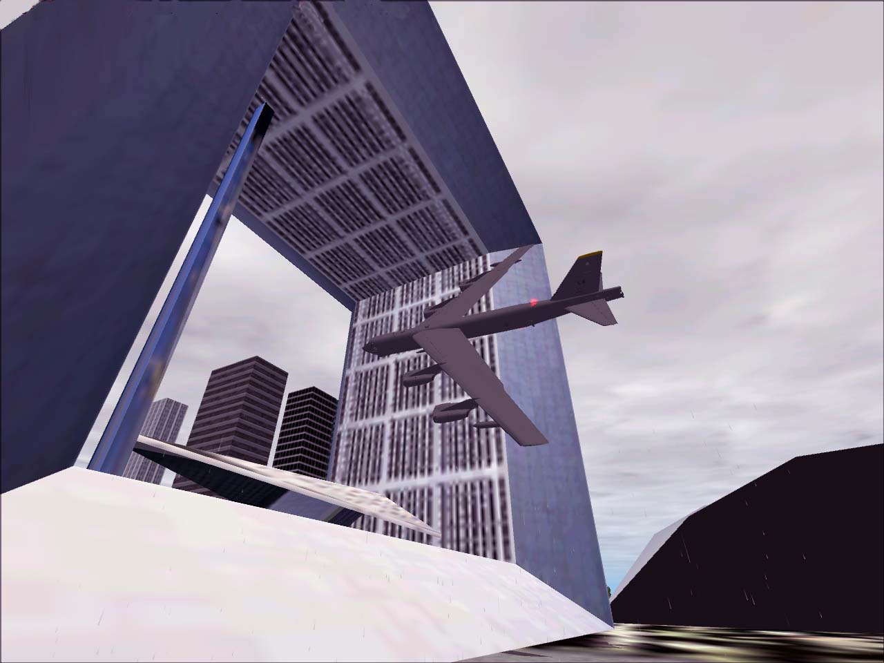 b52 and La Grande Arche de la Défense